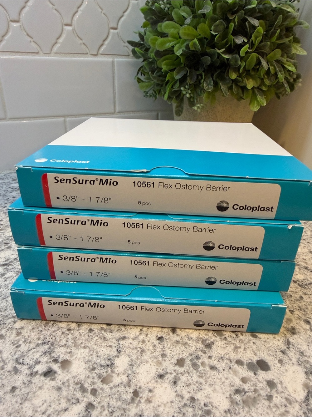Coloplast SenSura Mio 10561 Flex Osotomy Barrier 3/8-1 7/8 Each Box 5ct x 4